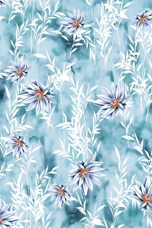 连衣裙印花华亿平台图片