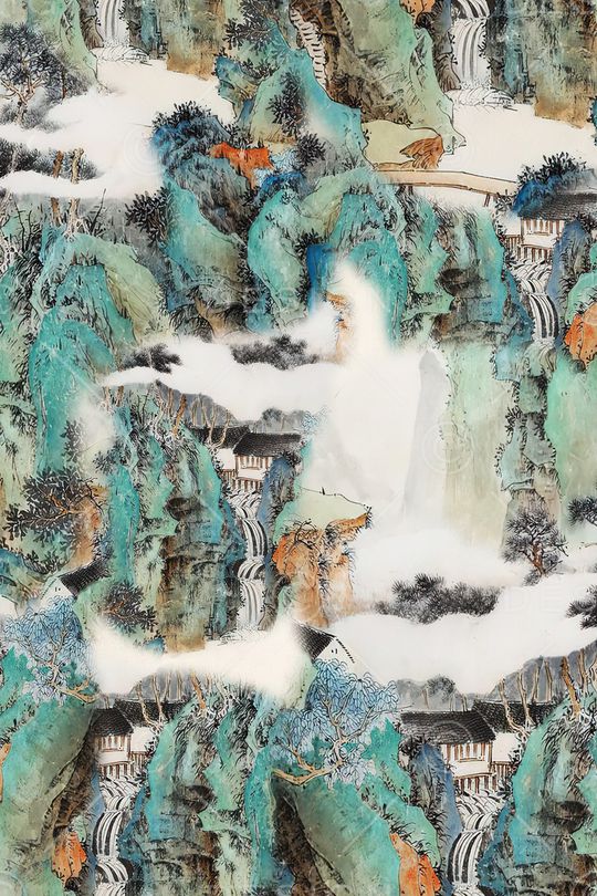 香云纱印花华亿平台图片