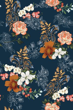 绿植树叶印花华亿平台图片