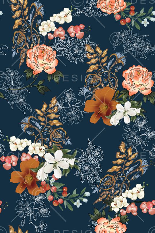 绿植树叶印花华亿平台图片