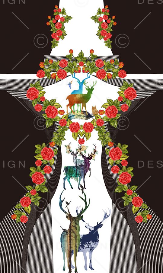 渐变印花华亿平台图片