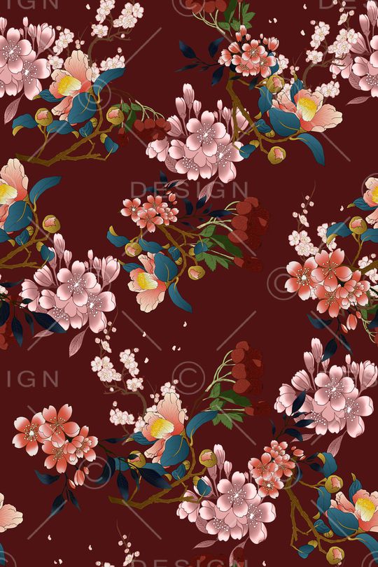 绿植树叶印花华亿平台图片