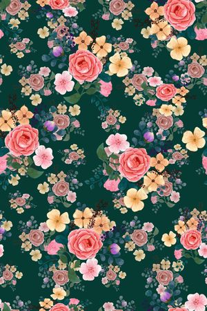 绿植树叶印花华亿平台图片