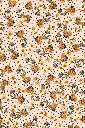 满版散花印花华亿平台图片