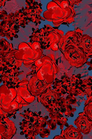 绿植树叶印花华亿平台图片