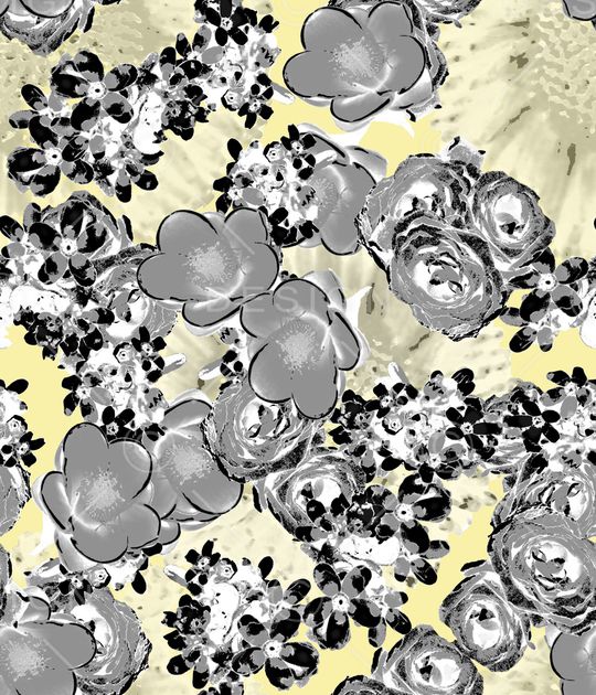 绿植树叶印花华亿平台图片