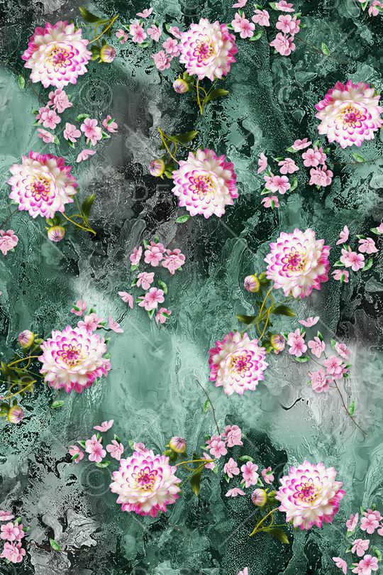 小碎花印花华亿平台图片