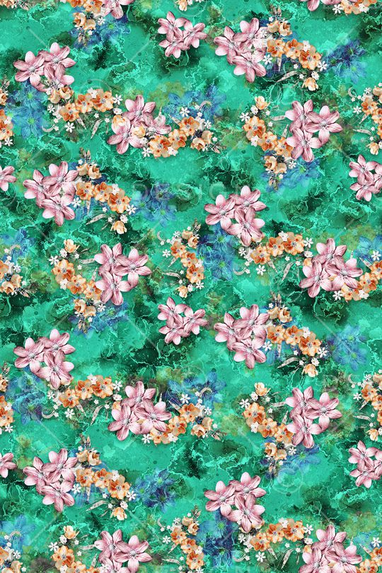 小碎花印花华亿平台图片