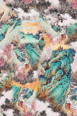 香云纱印花华亿平台图片