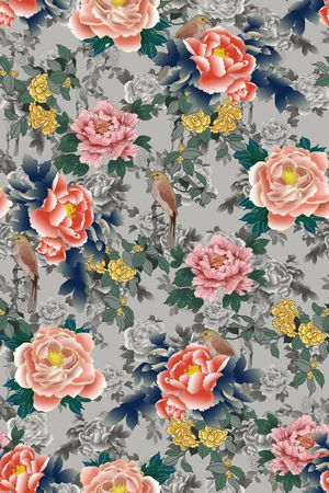 绿植树叶印花华亿平台图片