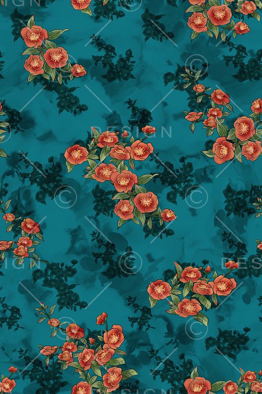 绿植树叶印花华亿平台图片