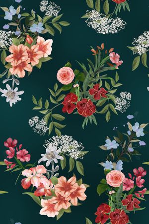 绿植树叶印花华亿平台图片