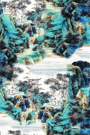 香云纱印花华亿平台图片