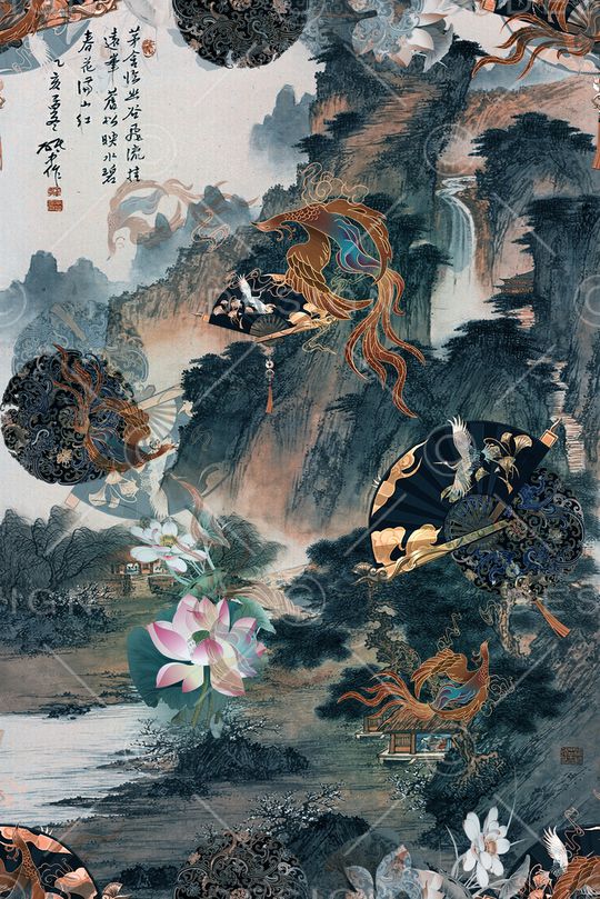 民族风印花华亿平台图片