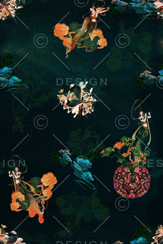 民族风印花华亿平台图片