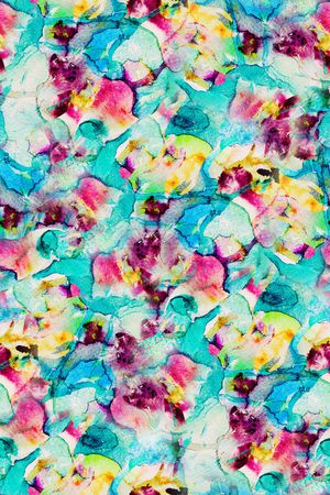 水彩印花华亿平台图片