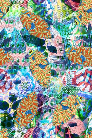 绿植树叶印花华亿平台图片