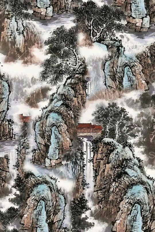 香云纱印花华亿平台图片