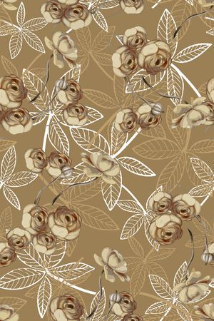 绿植树叶印花华亿平台图片