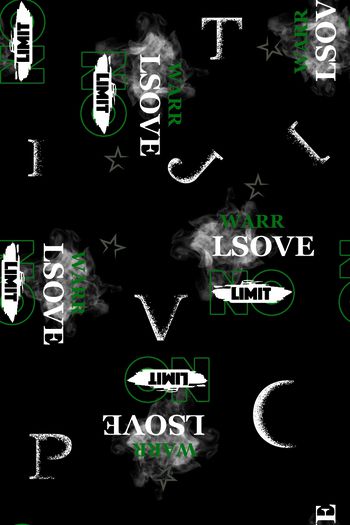 字母印花华亿平台图片