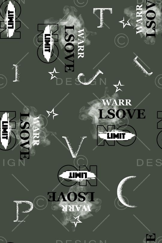 字母印花华亿平台图片