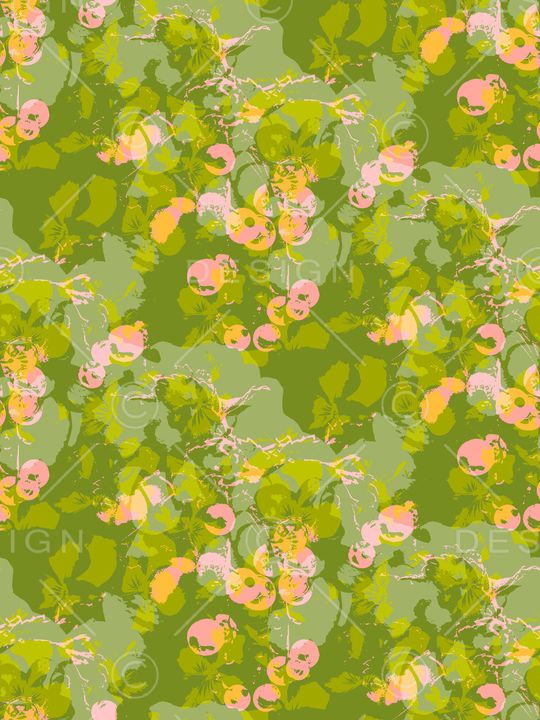 绿植树叶印花华亿平台图片