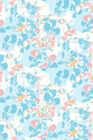 绿植树叶印花华亿平台图片