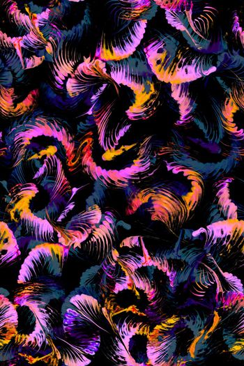 抽象印花华亿平台图片