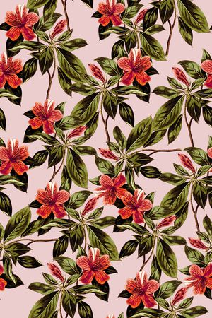 绿植树叶印花华亿平台图片