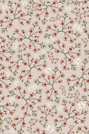 几何花卉印花华亿平台图片