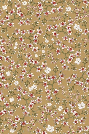 几何花卉印花华亿平台图片