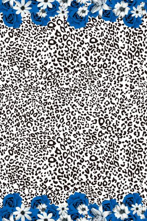 豹纹印花华亿平台图片