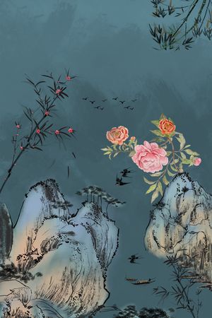 定位花印花华亿平台图片