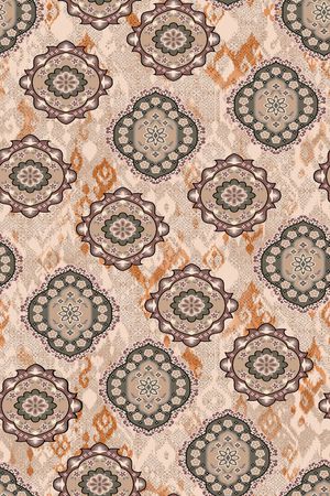 复古印花华亿平台图片