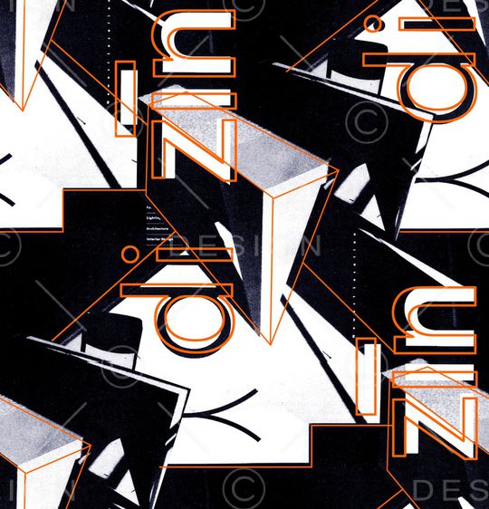 线条印花华亿平台图片