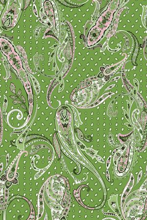 佩斯利印花华亿平台图片