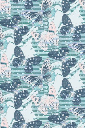 线条印花华亿平台图片