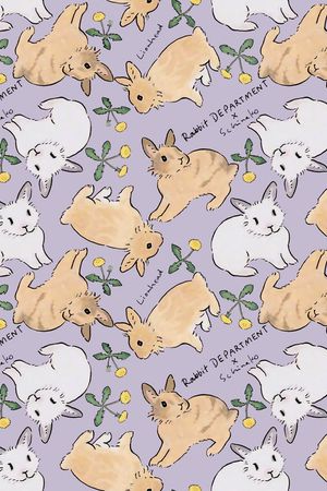 小兔子印花华亿平台图片