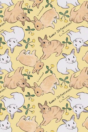 小兔子印花华亿平台图片