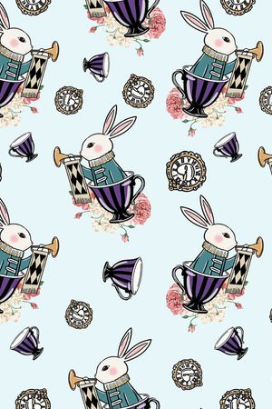 小兔子印花华亿平台图片