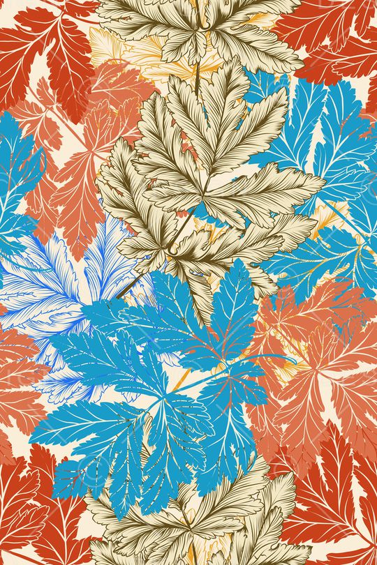 绿植树叶印花华亿平台图片