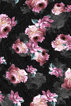 真丝印花华亿平台图片