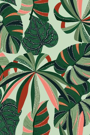 热带华亿平台印花华亿平台图片