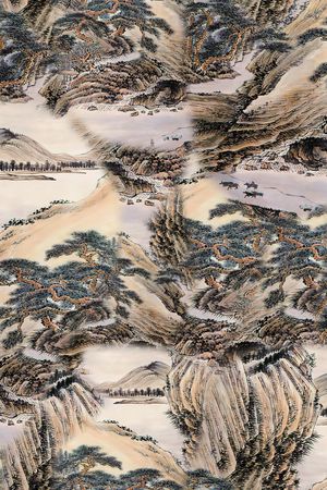 香云纱印花华亿平台图片