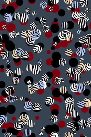 抽象男装印花华亿平台图片