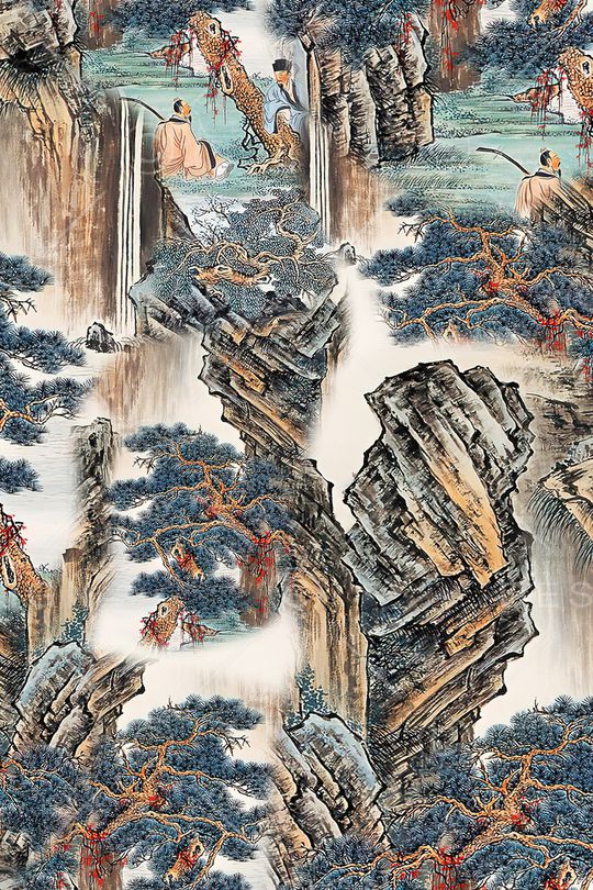 香云纱印花华亿平台图片