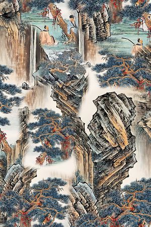 香云纱印花华亿平台图片