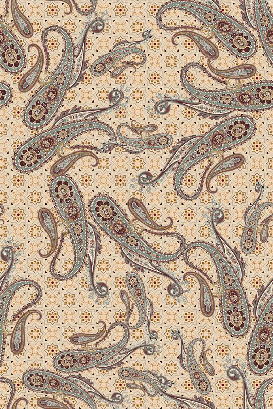 佩斯利印花华亿平台图片