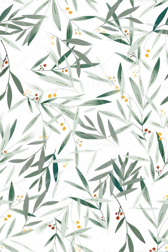 绿植树叶印花华亿平台图片