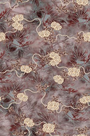 复古印花华亿平台图片